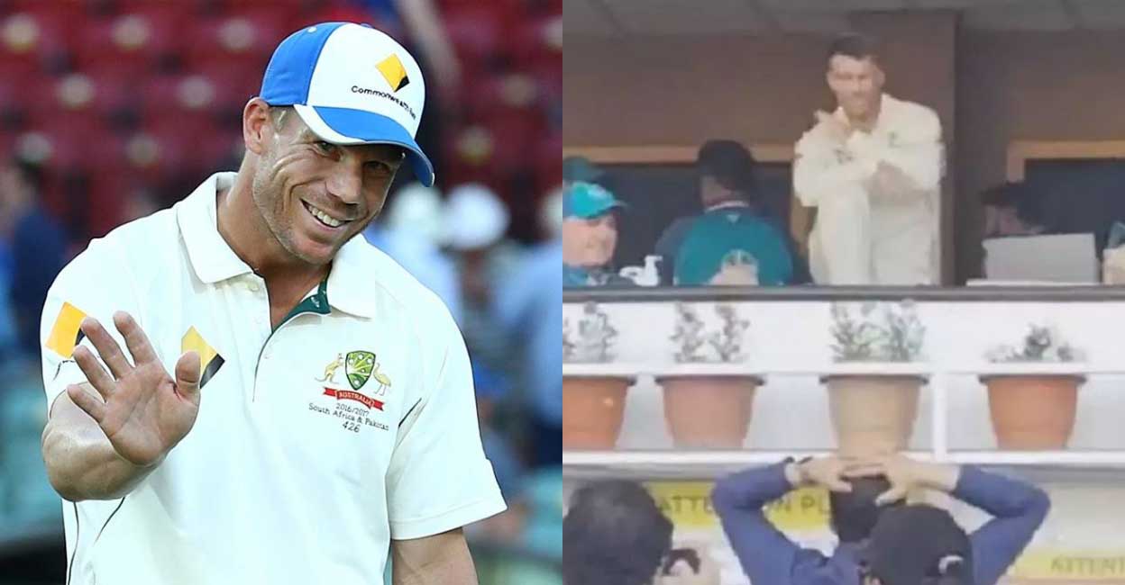 Warner entertains fans despite embarrassment;  Ground Dance, Pushpa Style- Video