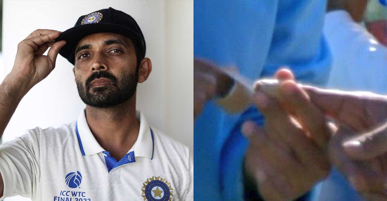 Rahane Injury ട്രാക്ക് മാറ്റി രഹാനെ; പരുക്കേറ്റിട്ടും കളിച്ചു- Ajinkya Rahane | WTC ...