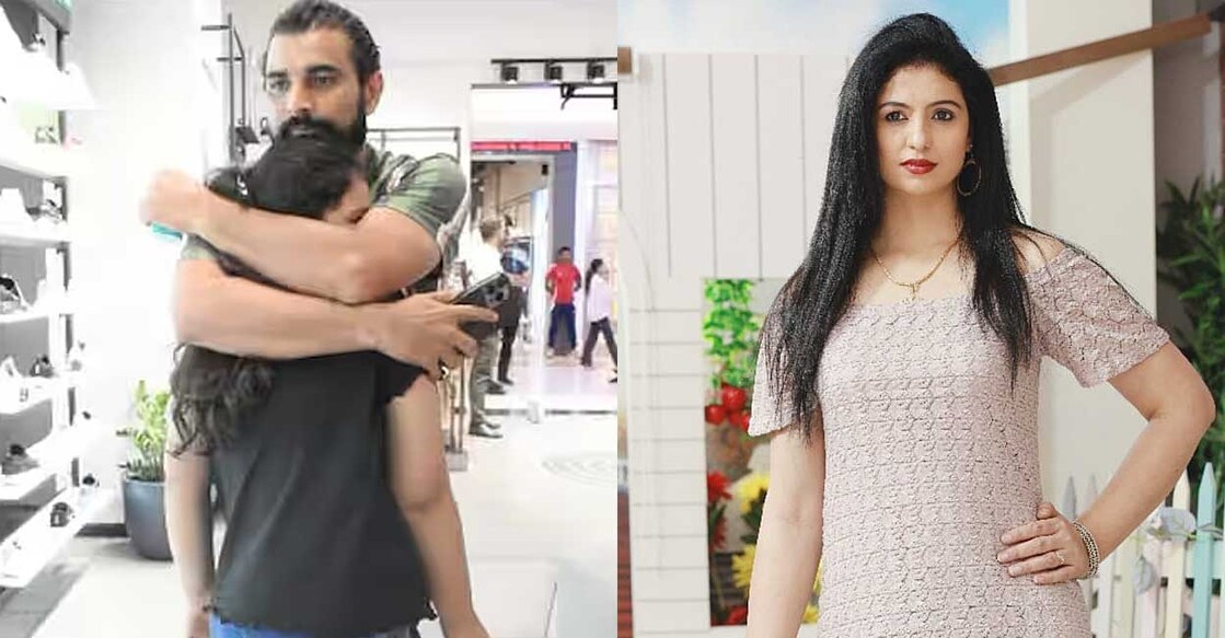 മുഹമ്മദ് ഷമിയും മകൾ ഐറയും (വിഡിയോയിൽനിന്ന്), ഹസിൻ ജഹാൻ (ഫെയ്സ്‌ബുക്കിൽ പങ്കുവച്ച ചിത്രം)