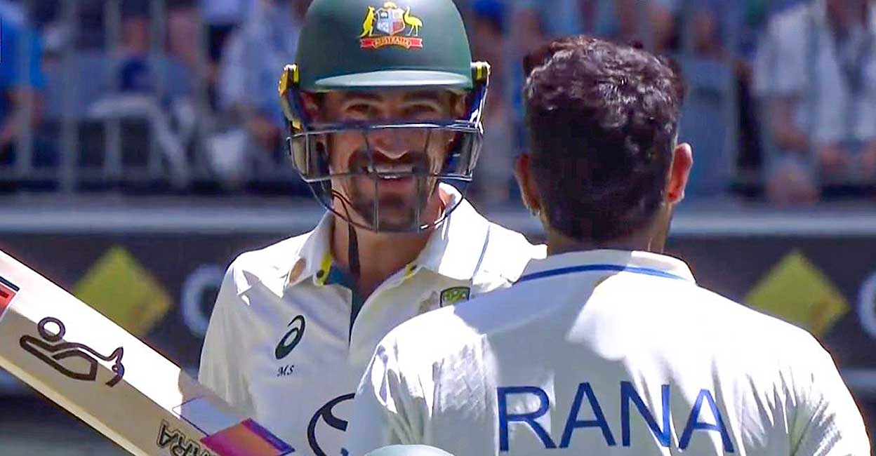 ഞാൻ ‍നിന്നേക്കാൾ വേഗത്തിൽ ബോൾ ചെയ്യും: ‘നല്ല ഓർമശക്തിയുണ്ടെ’ന്നും റാണയ്ക്ക് സ്റ്റാർക്കിന്റെ മുന്നറിയിപ്പ് – വിഡിയോ