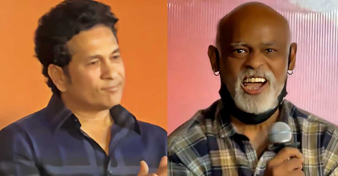 സച്ചിൻ തെൻഡുൽക്കർ, വിനോദ് കാംബ്ലി (വിഡിയോയിൽനിന്ന്)