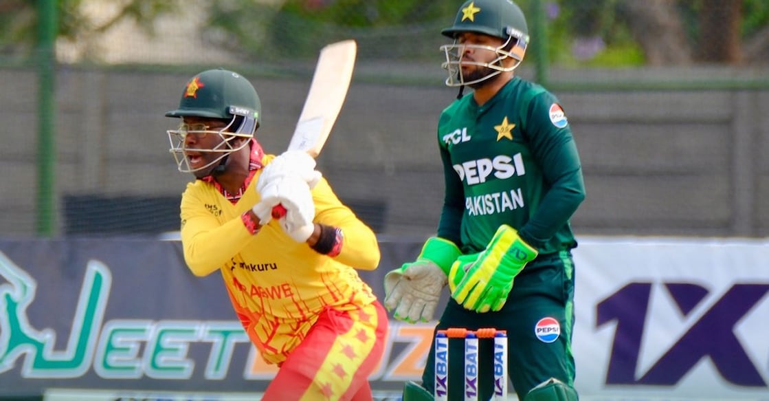 pakistan-zimbabwe പാക്കിസ്ഥാന് സിംബാബ്വെ മൂന്നാം ട്വന്റി20യിൽനിന്ന്. Photo: X@PCB