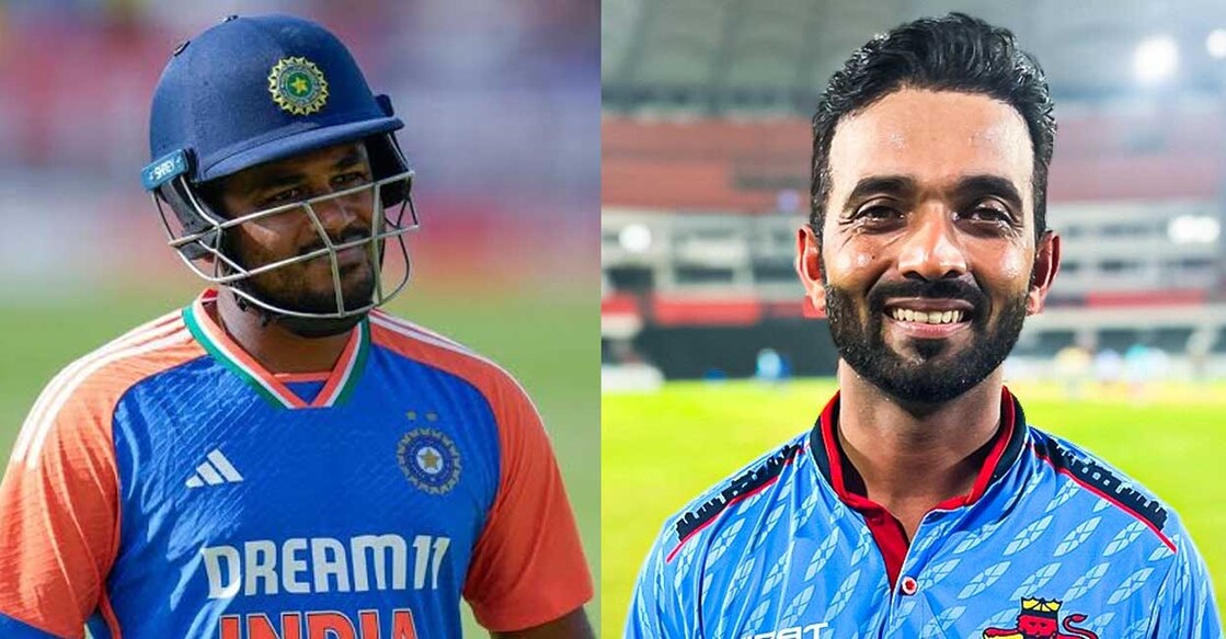 sanju-samson-ajinkya-rahane സഞ്ജു സാംസൺ, അജിൻക്യ രഹാനെ