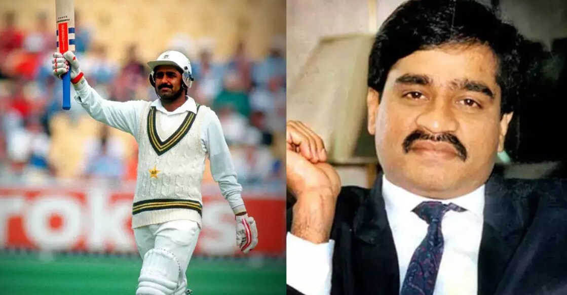 miandad-dawood ജാവേദ് മിയാൻദാദ്, ദാവൂദ് ഇബ്രാഹിം. Photo: X@ICC