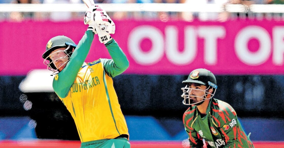 south-africa-vs-bangladesh ദക്ഷിണാഫ്രിക്കൻ താരം ഹെയ്ൻറിച്ച് ക്ലാസൻ ബാറ്റിങ്ങിനിടെ.