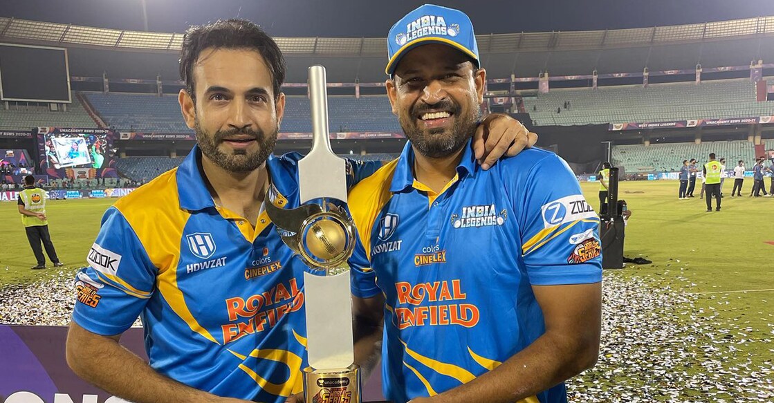 ഇർഫാൻ‌ പഠാനും യൂസഫ് പഠാനും. Photo: X@IrfanPathan