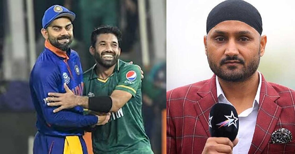 kohli-rizwan-harbhajan-singh വിരാട് കോലിയും മുഹമ്മദ് റിസ്വാനും (ബിസിസിഐ പങ്കുവച്ച ചിത്രം), ഹർഭജൻ സിങ്
