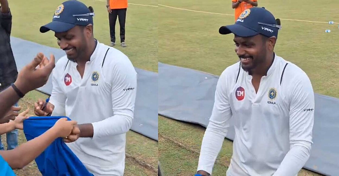sanju-samson-auto-graph ആരാധകർക്ക് ഓട്ടോഗ്രാഫ് നൽകുന്ന സഞ്ജു സാംസൺ