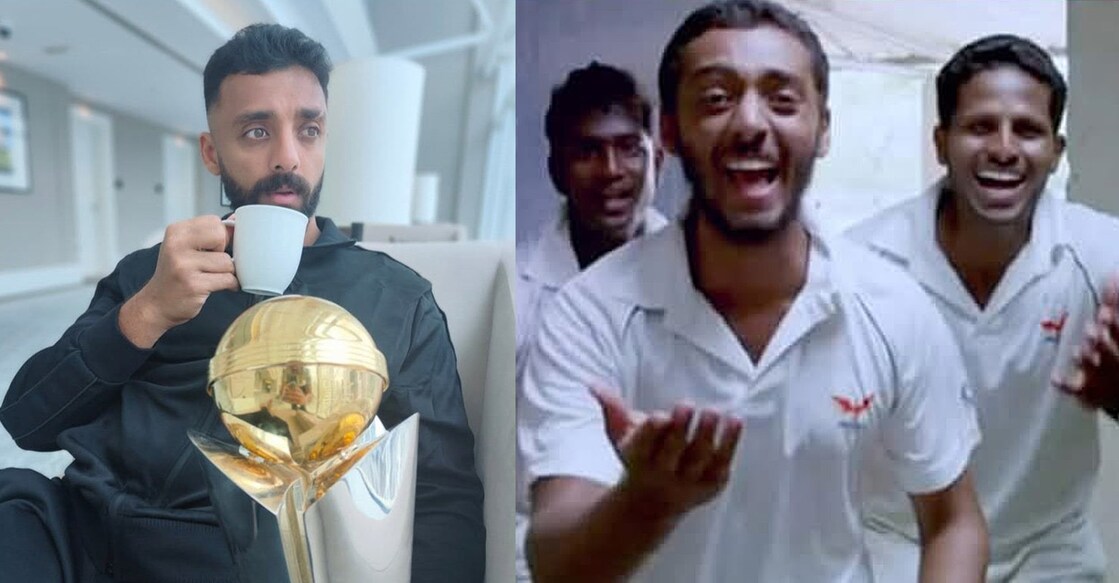 വരുൺ ചക്രവർത്തി (ഇൻസ്റ്റഗ്രാമിൽ പങ്കുവച്ച ചിത്രം), വിഷ്ണു വിശാൽ നായകനായി 2014ൽ പുറത്തിറങ്ങിയ 'ജീവ' എന്ന തമിഴ് ചിത്രത്തിൽ അതിഥിതാരമായി വരുൺ