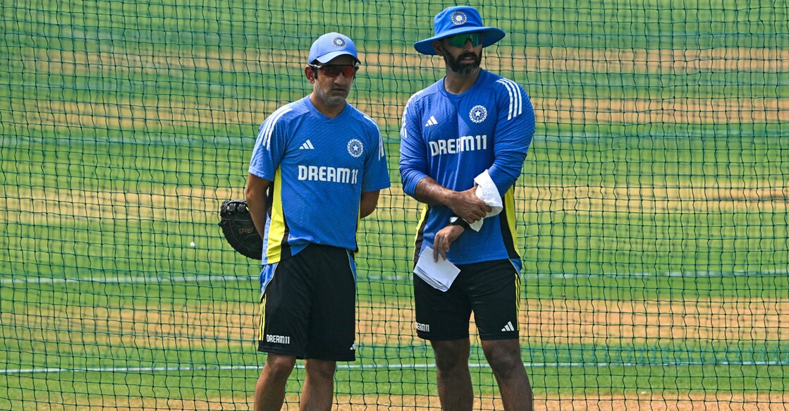 ഗൗതം ഗംഭീറും അഭിഷേക് നായരും