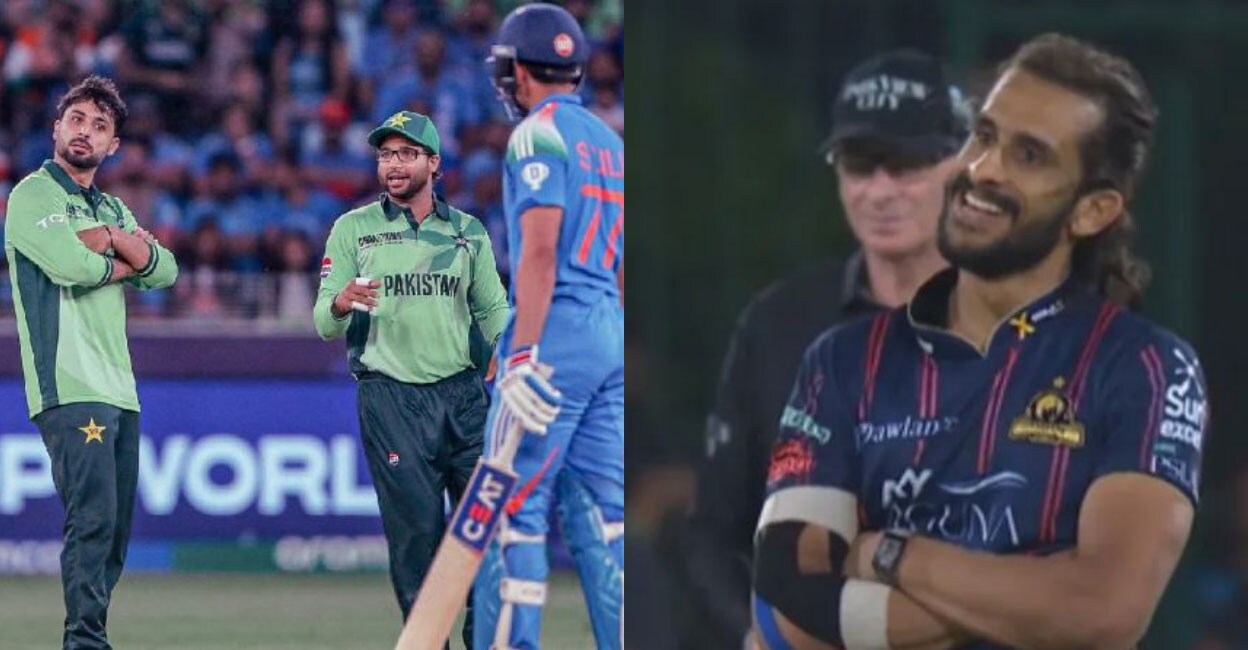 ഓർമിപ്പിക്കല്ലേ പൊന്നേ...; ആദ്യം വിക്കറ്റെടുത്തു, പിന്നെ ‘കയറിപ്പോ’ ആഘോഷവും, അബ്രാറിനെ കളിയാക്കി ഹസൻ അലി– വിഡിയോ