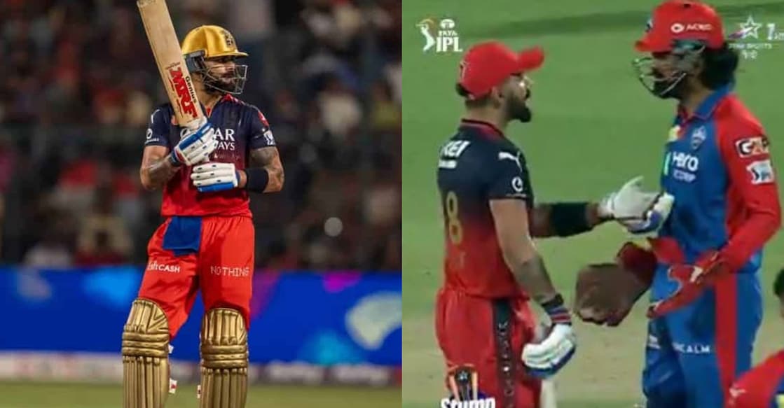 kohli-rahul മത്സരത്തിനിടെ വിരാട് കോലിയും കെ.എൽ. രാഹുലും തർക്കിക്കുന്നു. Photo: X@IPL