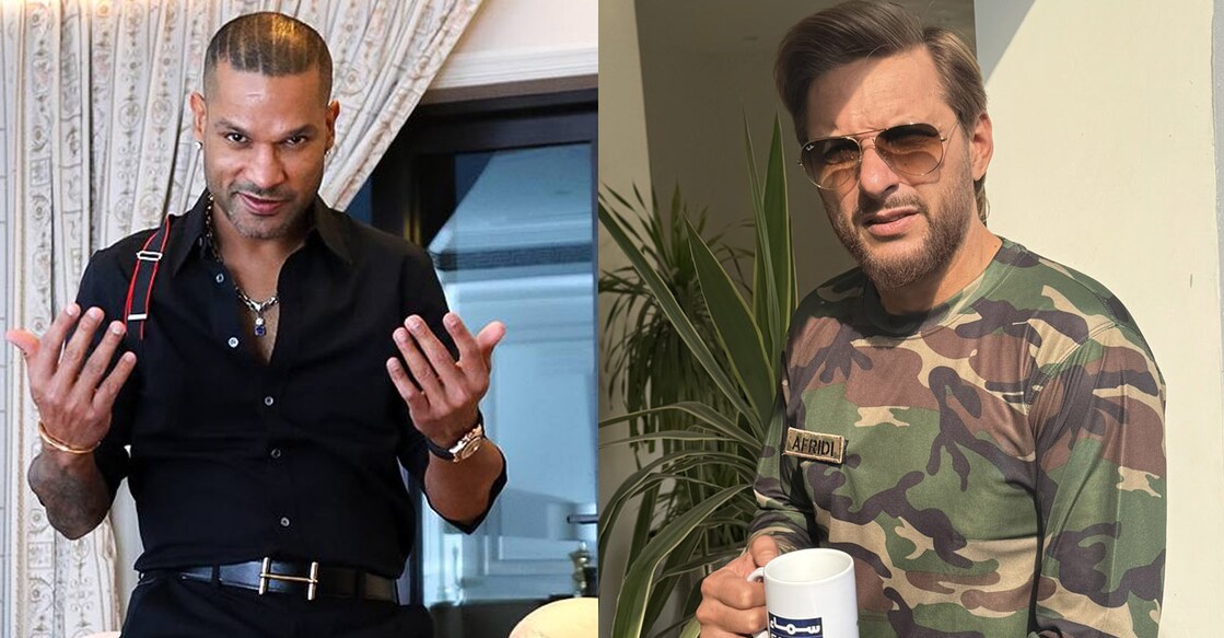shikhar-dhawan-afridi ശിഖർ ധവാൻ, ഷാഹിദ് അഫ്രീദി