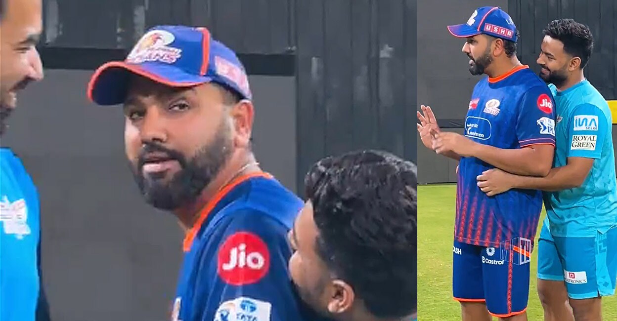 ലക്നൗ പങ്കുവച്ച വിഡിയോയിൽ അറിയാതെ ‘പെട്ട്’ രോഹിത് സഹീർ ഖാനോട് പറഞ്ഞ ‘രഹസ്യം’; വിവാദം മണക്കുന്നുവെന്ന് ആരാധകർ – വിഡിയോ