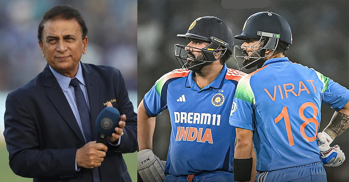 sunil-gavaskar-rohit-sharma-virat-kohli സുനിൽ ഗാവസ്കർ, രോഹിത് ശർമയും വിരാട് കോലിയും (ഫയൽ ചിത്രം)