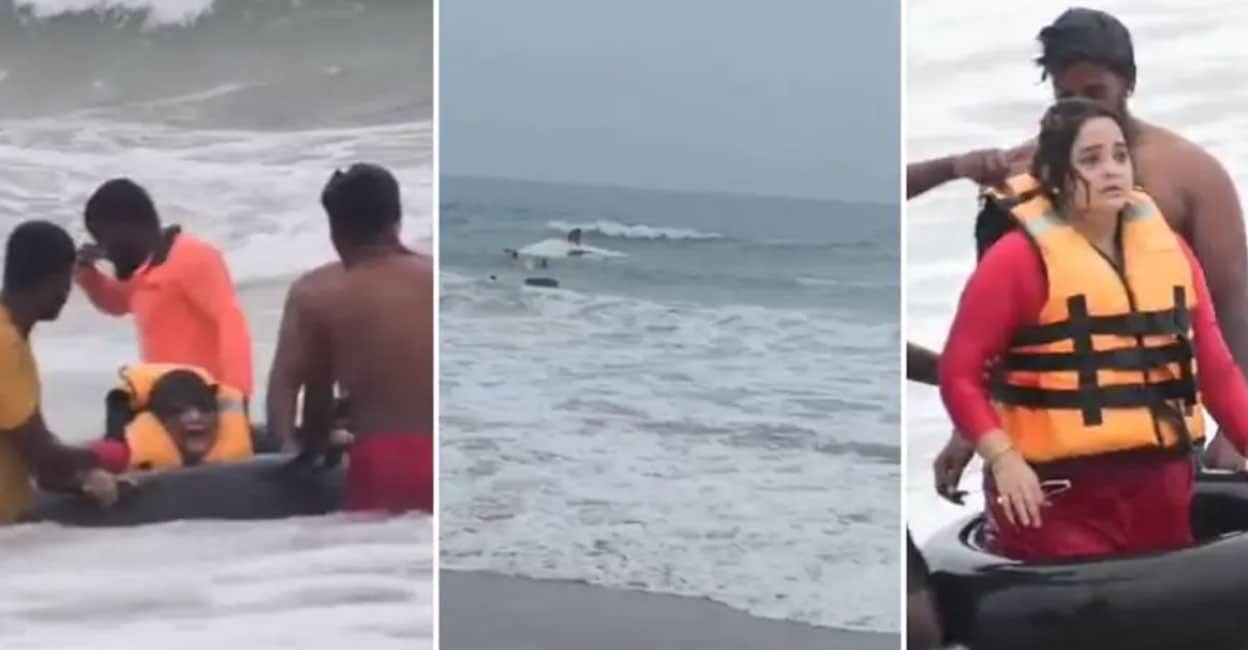 സൗരവ് ഗാംഗുലിയുടെ സഹോദരനും ഭാര്യയും സഞ്ചരിച്ച ബോട്ട് കടലിൽ മറിഞ്ഞു, സുരക്ഷാ ഉദ്യോഗസ്ഥരെത്തി രക്ഷിച്ചു- വിഡിയോ