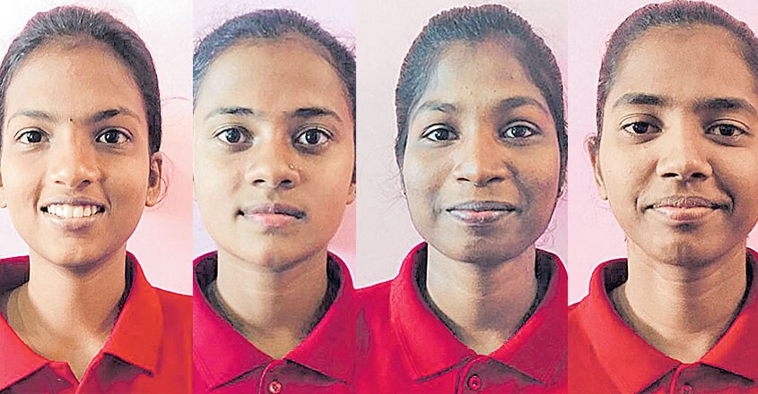athulya-manju-reshma-sivisha-gokulam-fc athulya-manju-reshma-sivisha-gokulam-fc