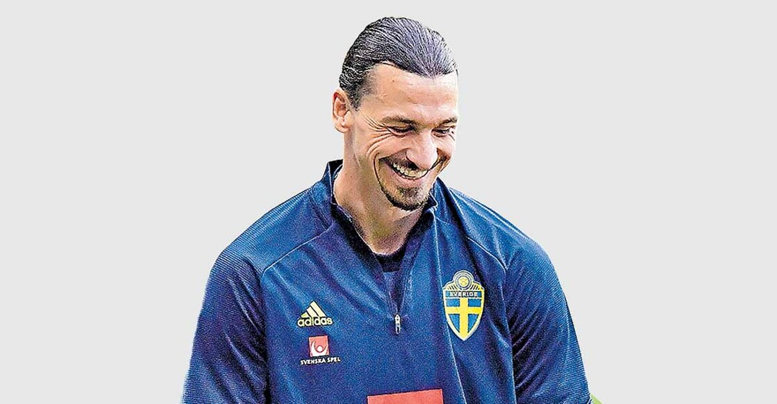 SOCCER-WORLDCUP-SWE-GEO/PREVIEW Soccer Football - FIFA World Cup - UEFA Qualifiers - Sweden Training - Solna, Sweden - March 23, 2021 Sweden's Zlatan Ibrahimovic during training Jonas Ekstromer/TT News Agency via REUTERS ATTENTION EDITORS - THIS IMAGE WAS PROVIDED BY A THIRD PARTY. SWEDEN OUT. NO COMMERCIAL OR EDITORIAL SALES IN SWEDEN.