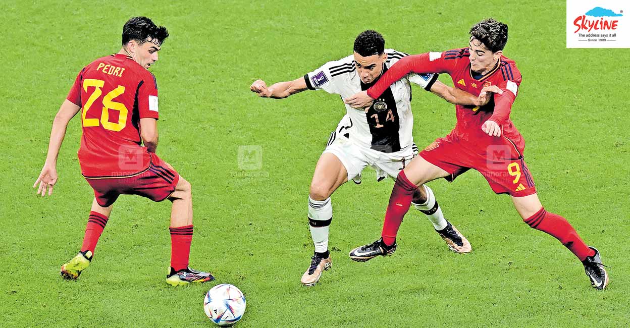 In this photo, the future of world football!  spain vs germany match fifa world cup 2022 soccer world cup 2022 qatar , Soccer , FIFA World Cup 2022 , FIFA World Cup