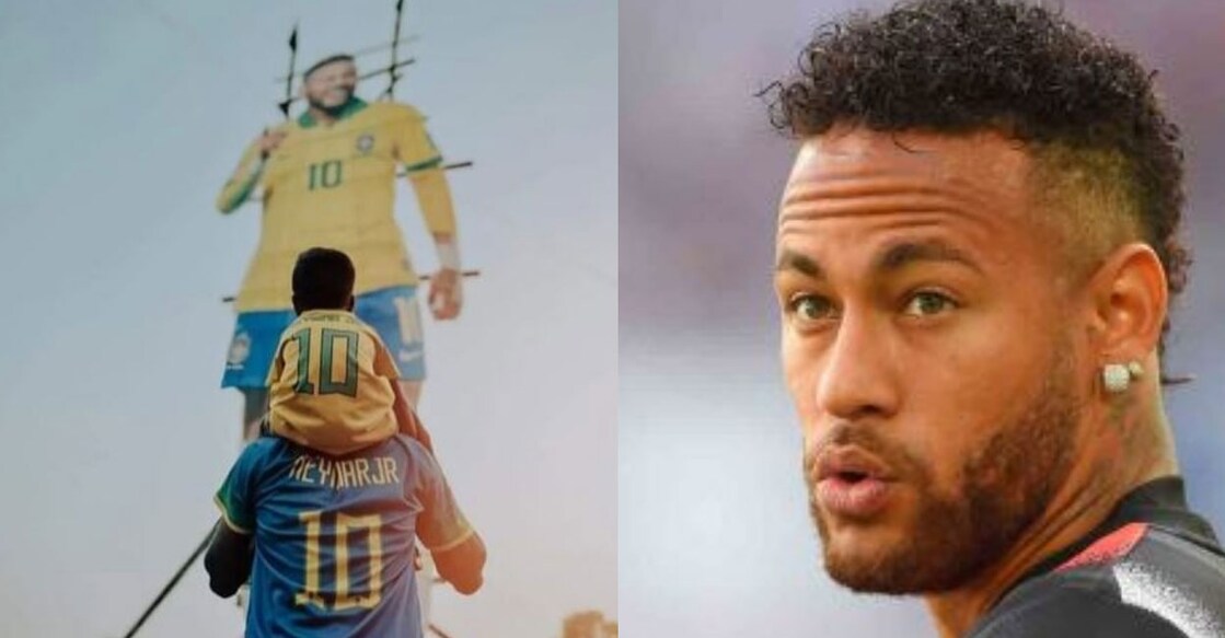 neymar-cut-out കേരളത്തിൽ സ്ഥാപിച്ച നെയ്മാറിന്റെ കട്ടൗട്ട് (താരം ഇൻസ്റ്റഗ്രാമിൽ പങ്കുവച്ച ചിത്രം), നെയ്മാർ