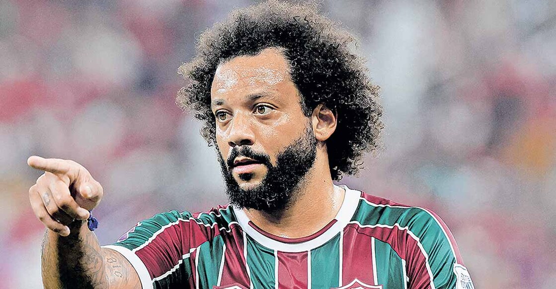 മാർസലോ മത്സരത്തിനിടെ