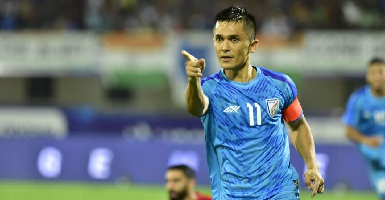 Sunil Chhetri the Sole Senior Player in Indian Football Team for the Asian Games