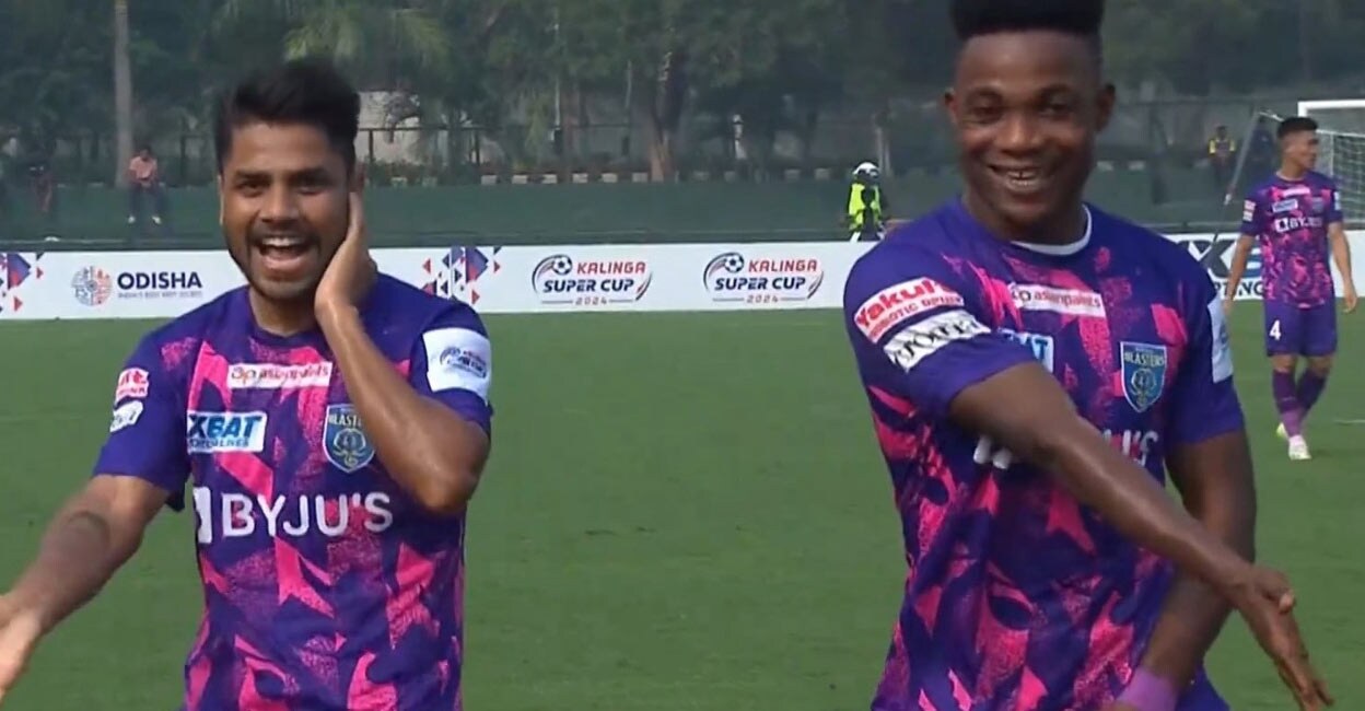 Kwami Pepra and Prabir Das lead Blasters to victory at Kalinga Super Cup Football