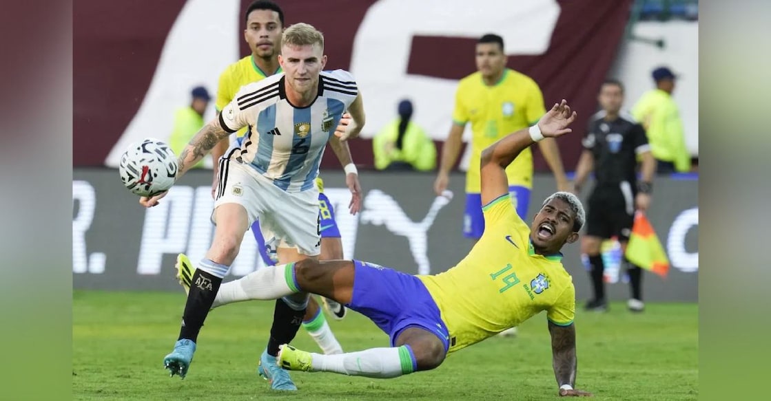argentina-brazil ബ്രസീൽ – അർജന്റിന യോഗ്യതാ മത്സരത്തിൽനിന്ന് (Photo: X/ @PhoenixCNE_News)