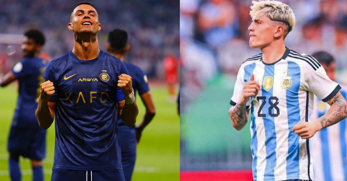 ronaldo-garnacho ക്രിസ്റ്റ്യാനോ റൊണാൾഡോ, അലെജാൻഡ്രോ ഗർനാച്ചോ. Photo: FB@CristianoRonaldo, Alejandro Garnacho