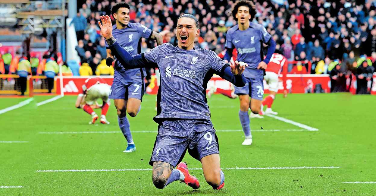 Late Drama Liverpool Secures Victory with Injury Time Goal from Darwin