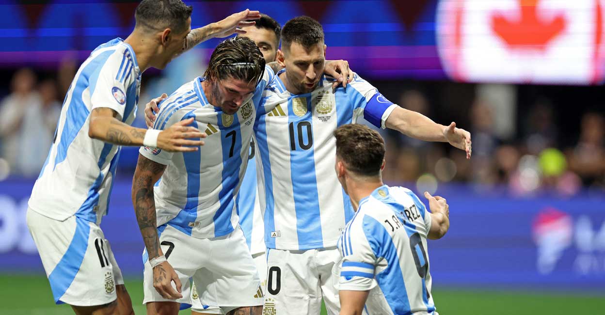 കോപ്പ അമേരിക്കയില്‍ വരവറിയിച്ച് അര്‍ജന്റീന; കാനഡയെ 2 ഗോളിന് കീഴടക്കി