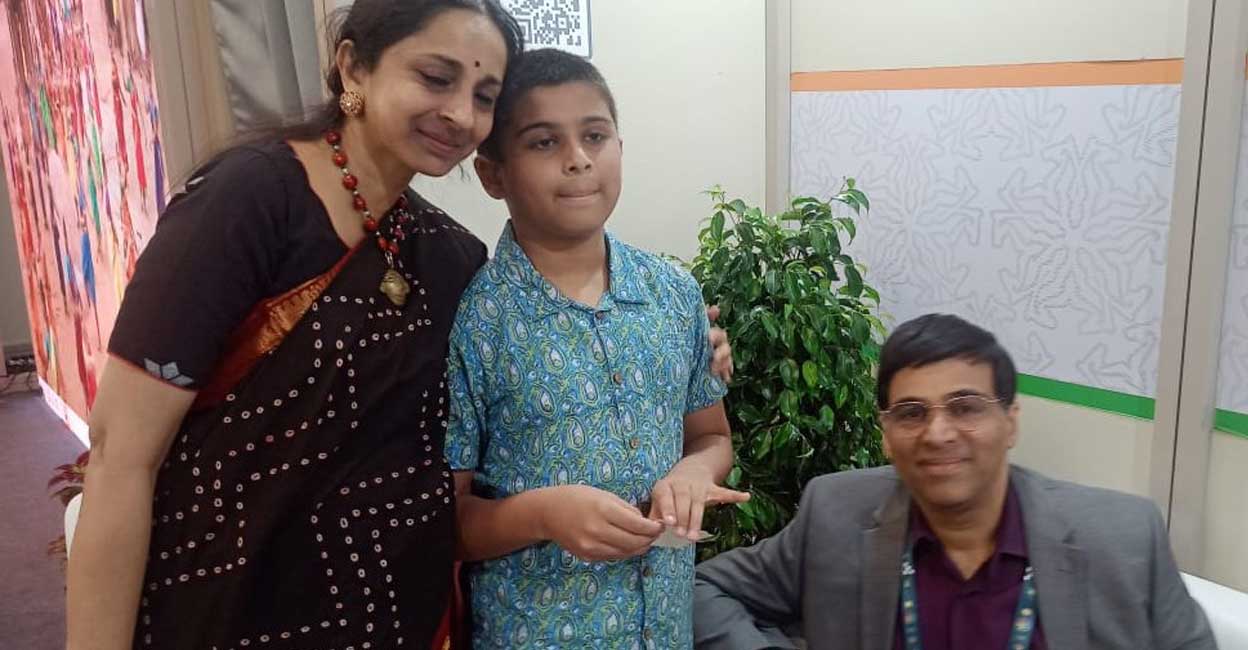 Indian Chess Grandmaster Viswanathan Anand Son Akhil Anand