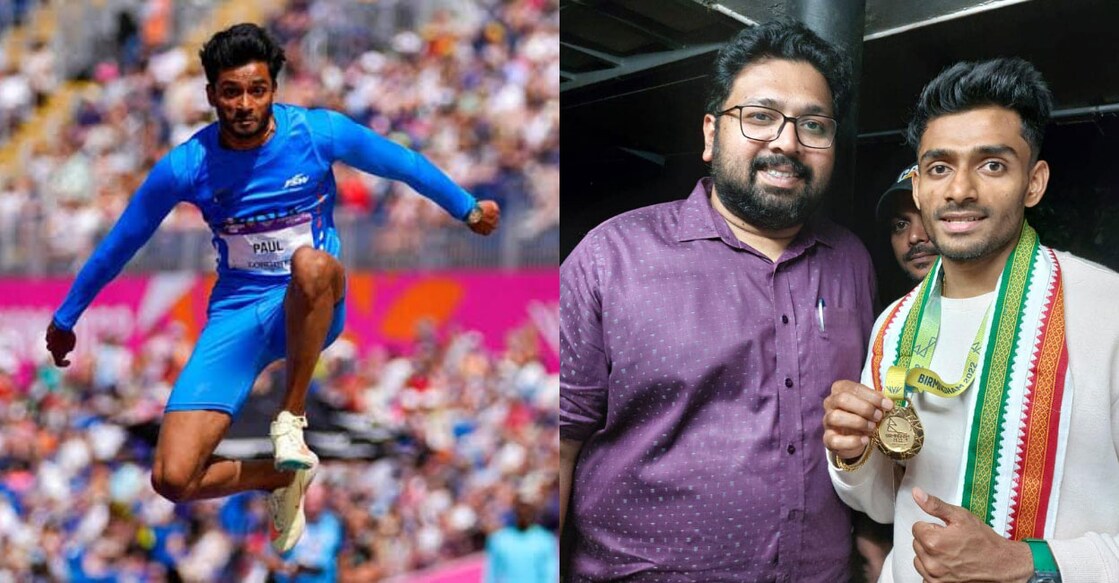 sabarinathan-eldhose-paul എൽദോസ് പോൾ, താരത്തോടൊപ്പം കെ.എസ്. ശബരീനാഥൻ. Photo: FB@KSSabarinathan