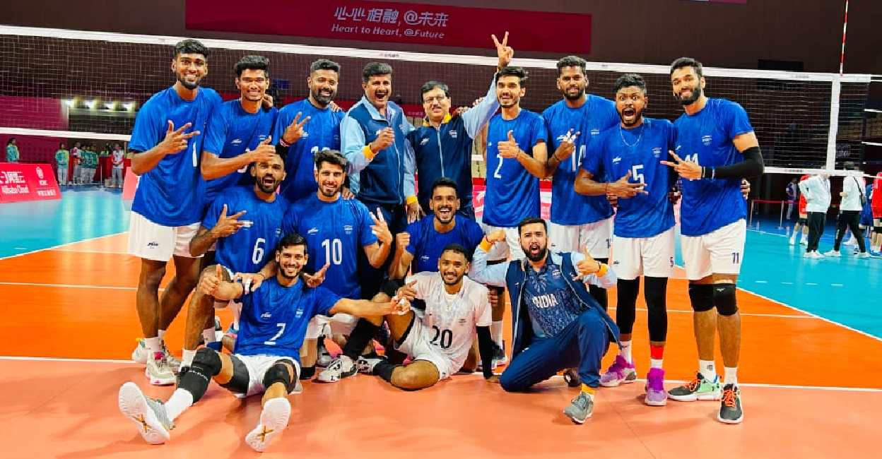 India Secures Top 6 Spot in Asian Games Volleyball with Victory over Chinese Taipei