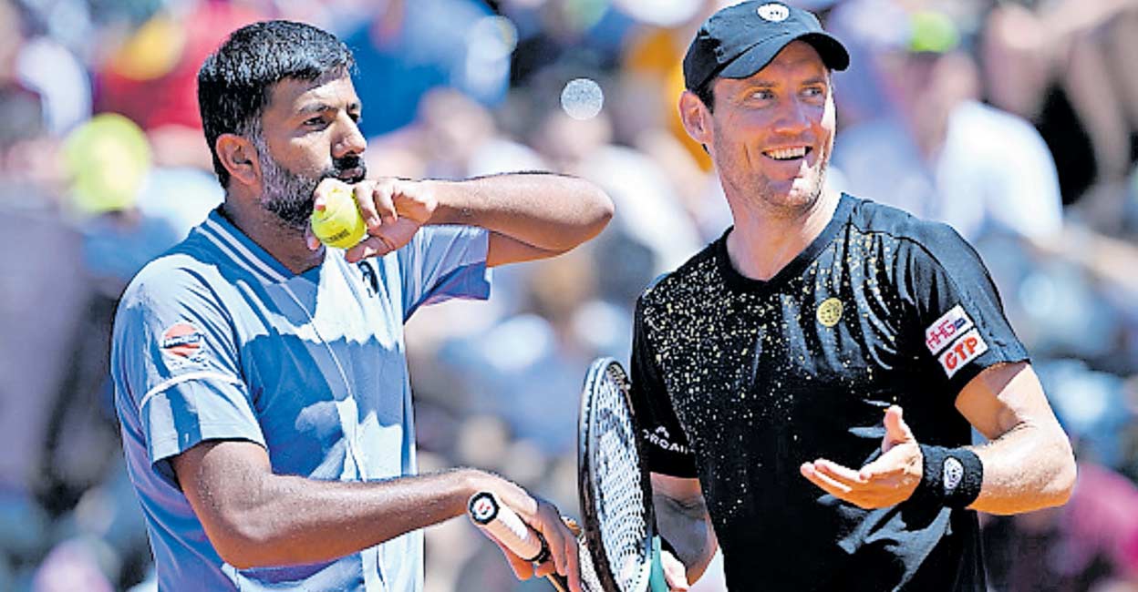 Mathew Rohan ബൊപ്പണ്ണ–എബ്ദൻ സഖ്യം സെമിയിൽ - Rohan Bopanna and Australian player ...