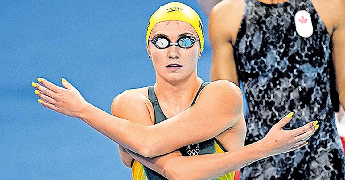Paris Olympics Swimming ആരിയാൻ ടിറ്റ്മസ് മത്സരത്തിനു മുൻപ്