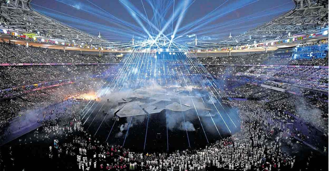 paris-olympicsendceremony പാരിസ് ഒളിംപിക്സിന്റെ സമാപനച്ചടങ്ങിൽ നിന്ന്.