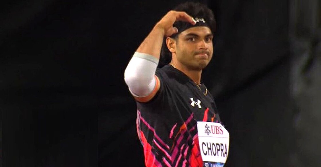 neeraj-chopra-2nd സ്വിറ്റ്സർലൻഡിലെ ലുസെയ്നിൽ നടന്ന ഡയമണ്ട് ലീഗ് അത്ലറ്റിക്സിൽ ജാവലിൻ ത്രോയിൽ മത്സരിക്കുന്ന നീരജ് ചോപ്ര (വിഡിയോ ദൃശ്യം)