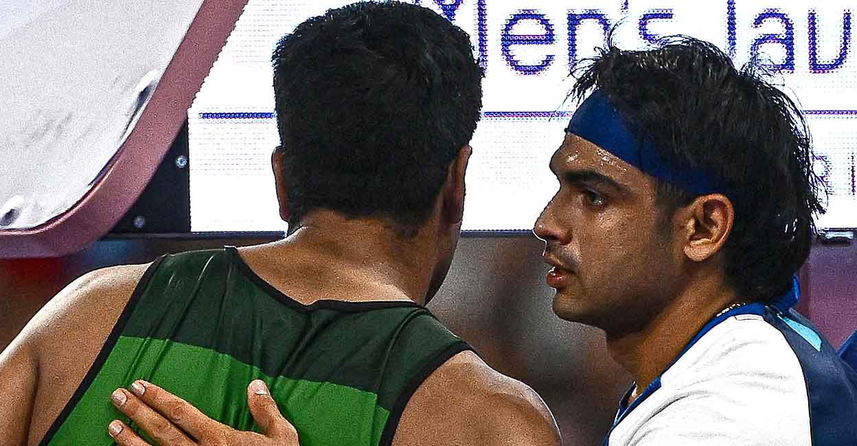 ഇന്ത്യയുടെ നീരജ് ചോപ്രയും പാക്കിസ്ഥാന്റെ അർഷാദ് നദീമും വീണ്ടും നേർക്കുനേർ; ഒളിംപിക്സിനു ശേഷം ആദ്യ കണ്ടുമുട്ടൽ