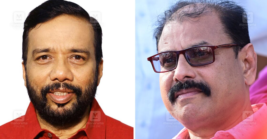 വി. സുനിൽ കുമാർ, യു.ഷറഫലി (മനോരമ ചിത്രം)