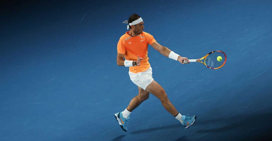 നദാൽ മത്സരത്തിനിടെ. Photo: AusOpen