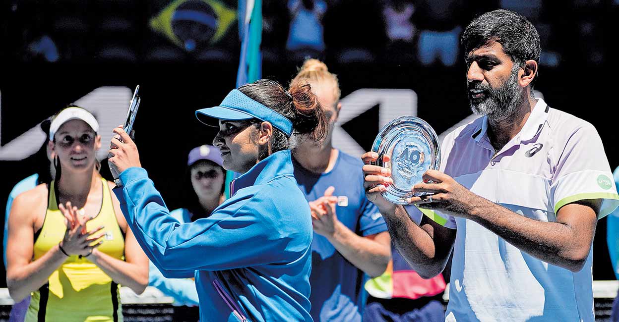 Saharsham Sania;  Sania Mirza – Rohan Bopanna tieup failed in Australian open final |  Malayalam News, Sports News |  Manorama Online