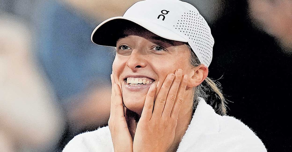 APTOPIX France Tennis French Open ഇഗയുടെ ആഹ്ലാദം