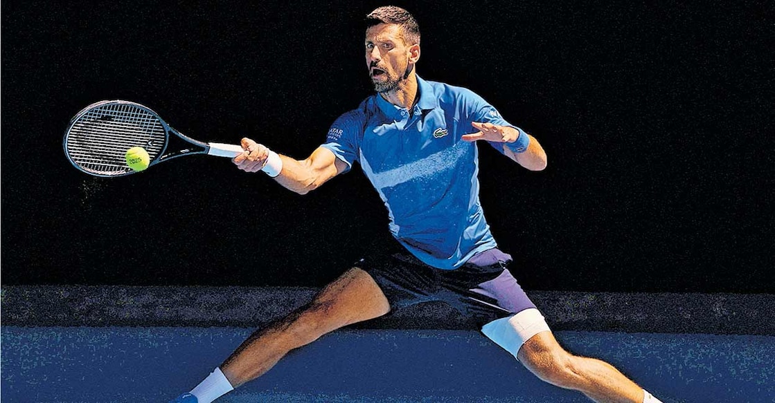 TENNIS-AUSOPEN/
അലക്സാണ്ടർ സ്വരേവിനെതിരായ സെമിഫൈനൽ മത്സരത്തിനിടെ നൊവാക് ജോക്കോവിച്ച്