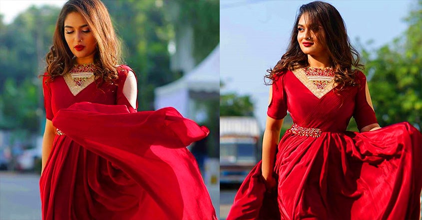 prayaga-martin-stylish-red-dress prayaga-martin-stylish-red-dress