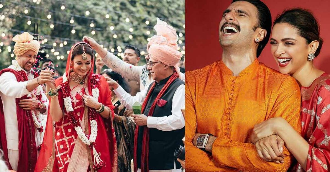 dia-mirza-s-bridal-saree-same-as-deepika-padukone-s-diwali-saree dia-mirza-s-bridal-saree-same-as-deepika-padukone-s-diwali-saree