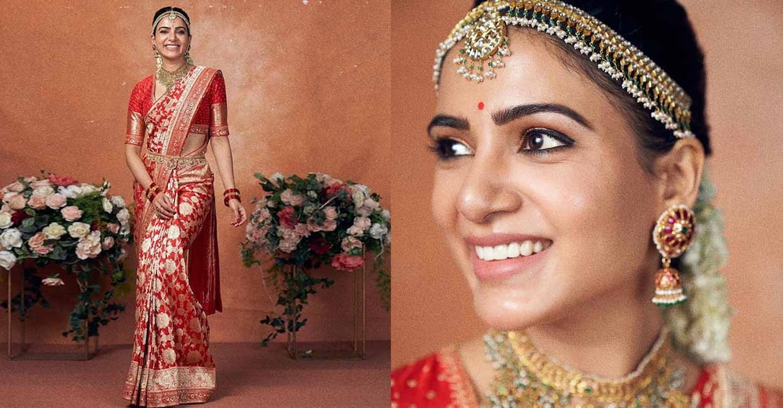 samantha-ruth-prabhu-looks-like-a-bride-in-benarasi-sari Image Credits : samantharuthprabhuoffl/ Instagram