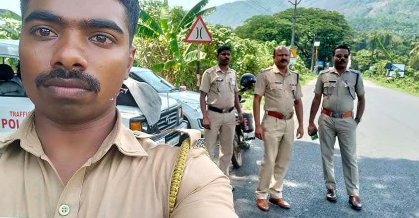 check-post-police-officers-neriamangalam check-post-police-officers-neriamangalam