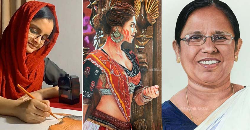 shamli-faizal-color-pencil-drawing-wins-hearts shamli-faizal-color-pencil-drawing-wins-hearts