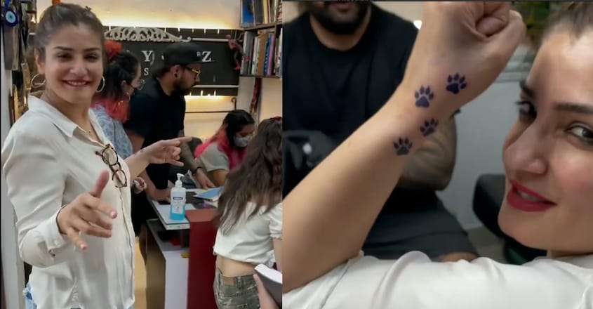 raveena-tandon-new-tattoo-dedicated-to-all-four-legged-magnificent-creatures